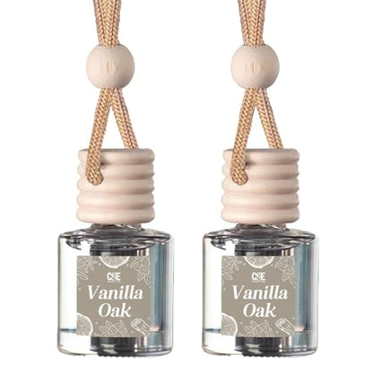 CANDECraftCo 2 Pack Hanging Car Air Freshener Diffuser for Essential Oils