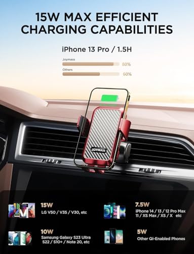 Wireless Car Charger (RED)
