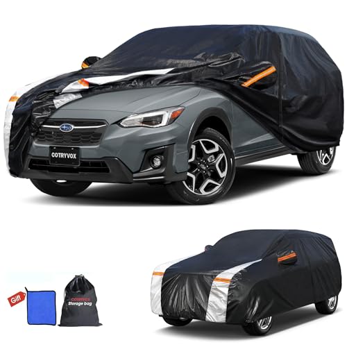 Subaru CrossTrek Car Cover 100% Waterproof All Weather (Custom fit Subaru CrossTrek / SUV car cover)