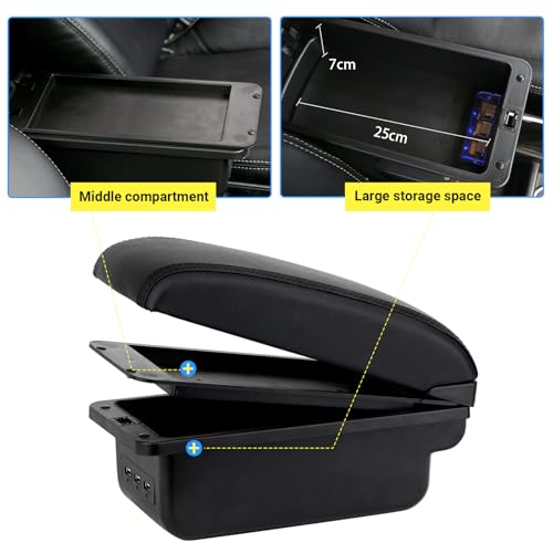 Compatible with Nissan NV200 Armrest (nv200 2009-2017 / Style 6)