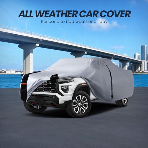 Canyon Truck Cover (W.Fit GMC Canyon(2004-2026)Extended/Crew Cab / White Truck Cover)