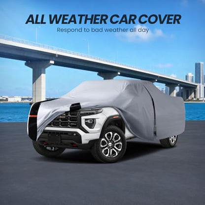 Canyon Truck Cover (W.Fit GMC Canyon(2004-2026)Extended/Crew Cab / White Truck Cover)