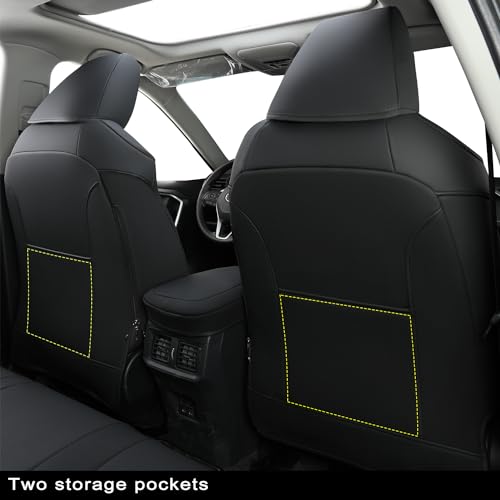 Rav4 Hybrid Seat Covers (#2 2019-2025 RAV4 Hybrid (Not for XSE/SE/Plug-in) / Black)