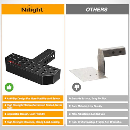 11.9" Hitch Step with 2" Hitch Receiver for Pickup Truck Car SUV (11.9 Inch Hitch Step)