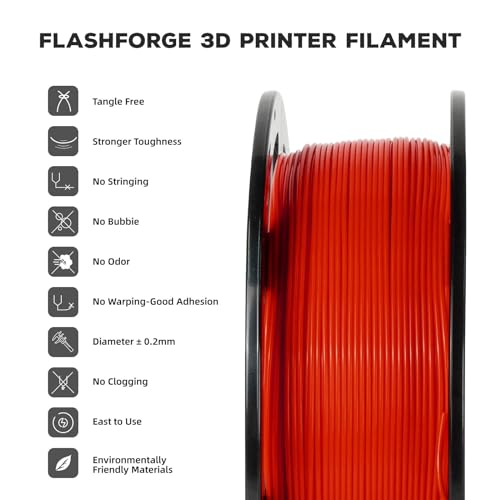 PLA Filament 1.75mm Red (Red)