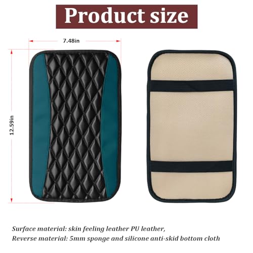 Car Center Console Pad (Blackish Green)