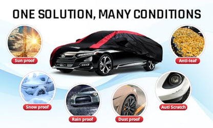 Accord Car Cover Waterproof Custom Fit for Honda Accord 1998 (Custom Fit - Honda Accord)