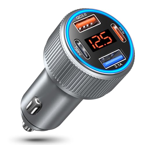 Car Charger USB C (Gray / 1-Pack)