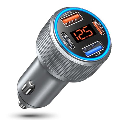Car Charger USB C (Gray / 1-Pack)