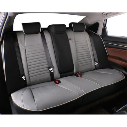 Car Accord & Hybrid Seat Covers 2018 (Black/Gray / 2018-2022 Accord & Hybrid;Rear 40/60 Split)