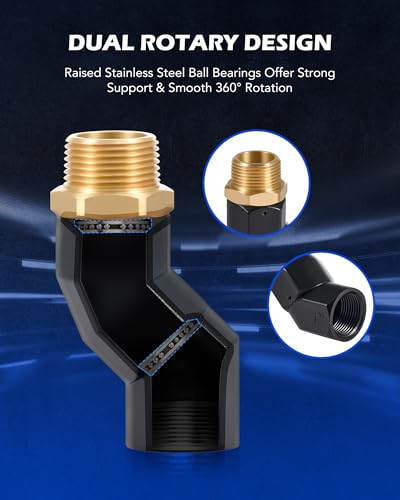 OMT 1" NPT Fuel Hose Nozzle Swivel Kit (1PCS 1"NPT / Fuel Hose Nozzle Swivel)