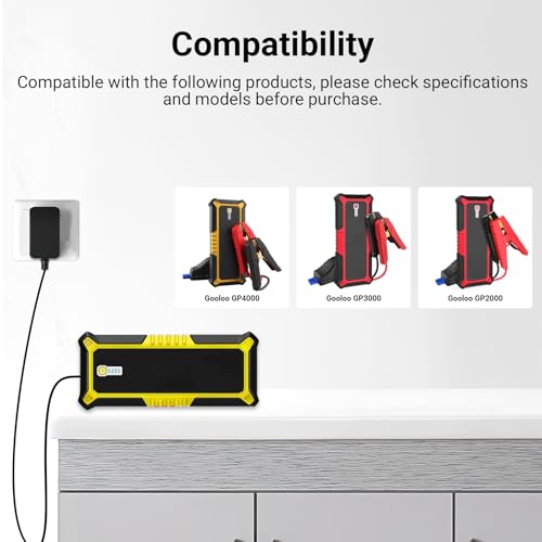 6.56Ft Charger for Gooloo GP4000 GP2000 GP3000 Jump Starter