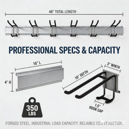 48 Inch Garage Wall Organizer (Grey / 48 Inch)