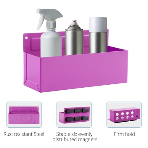 Magnetic Aerosol Spray Can Holder (Pink / Large(3" x 8.3"))