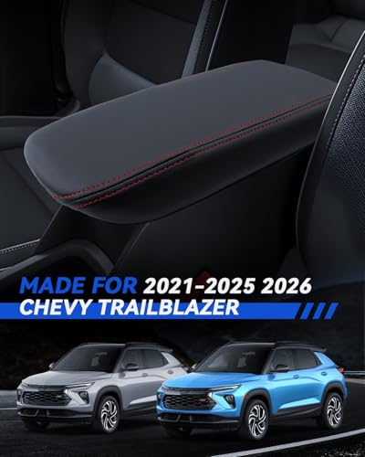 Armrest Cover for Chevy Trailblazer 2021 2022 2023 2024 2025 2026 Accessories Center Console Middle Lid Pad Protector for Car Elbow Rest (for 2021-2026 Chevy Trailblazer)