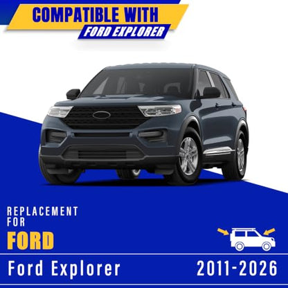 3 Wipers Fits Ford Explorer 2011 (26"/22"/11"(Set of 3) Pinch Tab)