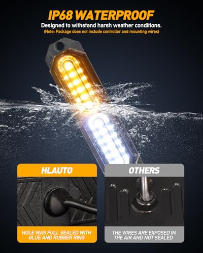 1200T Emergency Strobe Grille Lights (Amber/White)