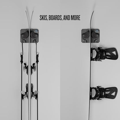 Ultimate Ski & Snowboard Wall Storage Rack (Black / One Pack)