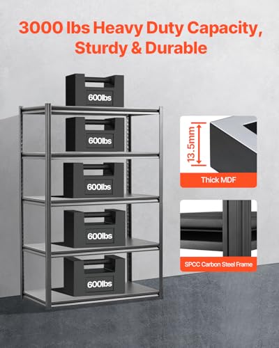 Storage Shelves (24" D x 48" W x 72" H)