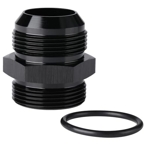20AN Male Flare to 20AN ORB O (20AN to 20AN ORB / Black - 1PC)