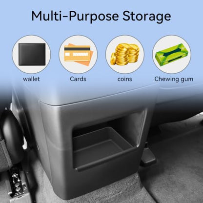 Rear Center Console Lower Storage Tray for Kia Telluride 2027 (Rear Center Console Lower Storage Tray)