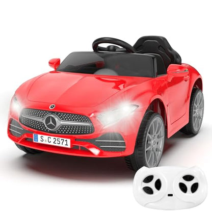 Battery Powered Electric Car Ride On Vehicle Double Doors (Sc-red)