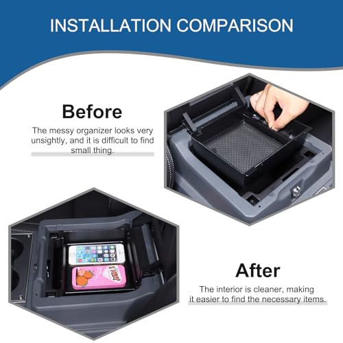 Car Armrest Storage Box Tray Compatible with INEOS Grenadier 2022