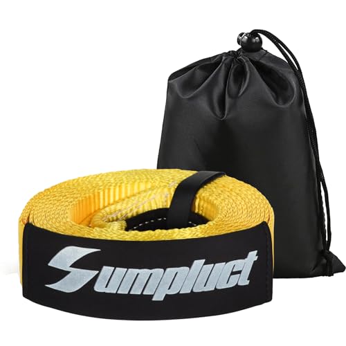 Heavy Duty Recovery Tow Straps 2"x20' 36580lb Break Strength