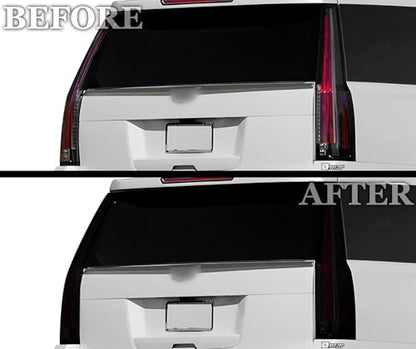 Rear Taillight Tail Light Tint Kit PPF Fits Cadillac Escalade (REAR KIT / Dark Smoke)
