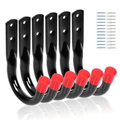 Wall Mount Garage Storage Hooks (5.5Inch x 4Inch)
