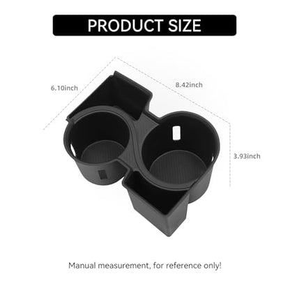 Center Console Cup Holder Insert for Kia EV9 2024 2025 2026 Accessories (Center Console Cup Holder Insert)
