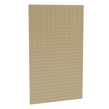30161 Heavy Duty Wall Mount Garage Storage Steel Louvered Panel (Beige / 36-Inch W x 61-Inch H)