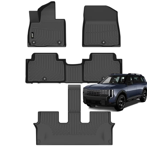 Floor Mats for Kia Telluride 2027 7&8 Seats All Weather Floor Liner (12 For Telluride 2027)