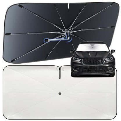 Windshield Sun Shade Umbrella for Chrysler Pacifica 2017 (For Chrysler Pacifica 2017-2026)