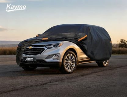 7 Layers Waterproof SUV Car Cover for Chevrolet Equinox 2005 (PE-Black / Custom Fit Chevrolet Equinox)