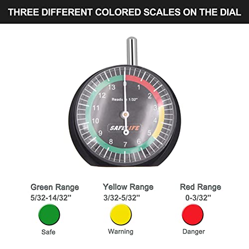 Tire Tread Depth Gauge (10 PACK)