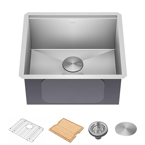 Stainless Steel 21 in Undermount Kitchen Sink KWU111 (Stainless Steel / 21 inch / Sink)