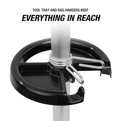 9 Gallon Oil Drain Pan with Adjustable Funnel (9 gallon)