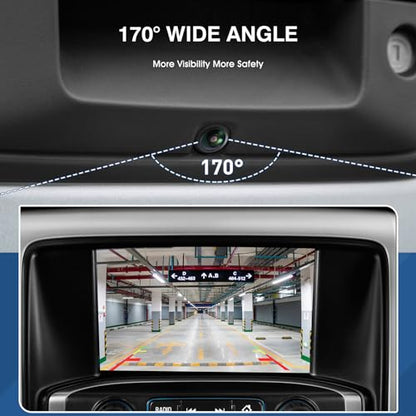 Backup Camera Fit for Chevrolet Silverado Cheyenne GMC Sierra 2014 2015 (Fit for Chevrolet Cheyenne 2014-2015)