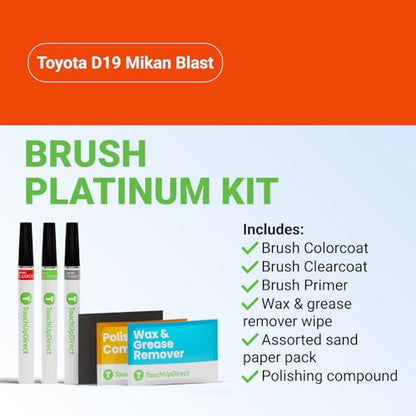 Car Paint Touch Up Brush Kit (Brush - Platinum Kit / Mikan Blast)