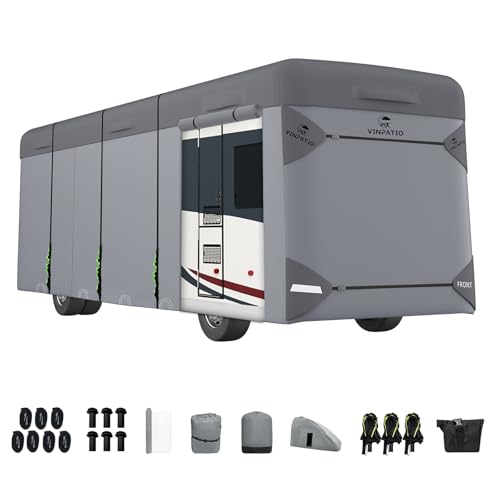 Class A RV Cover Fits 31' (Class A RV Cover(Grey) / Fits 31-34FT)