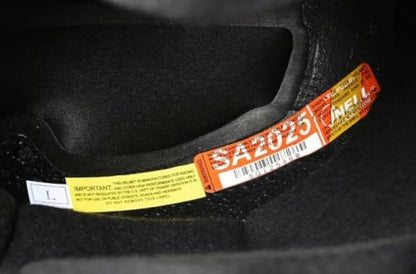 Snell SA2025 Approved Open Face Auto Racing Race Car Helmet (Medium / White)