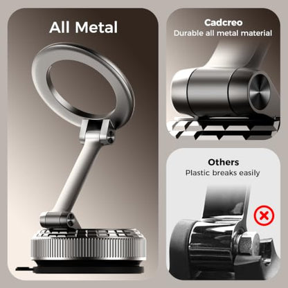 Metal Magnetic Car Phone Holder for Magsafe Phone (Carbon Fiber)