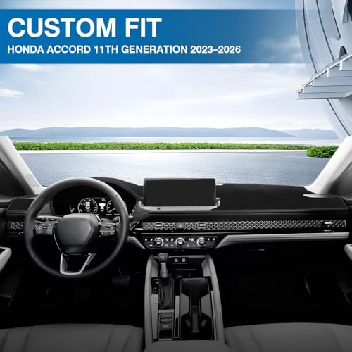Dash Cover Mat for 2023 (Accord 23-26(Black))