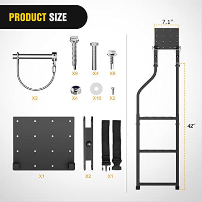 Foldable Truck Tailgate Ladder for Pickup with Step Grip Plates (Foldable Truck Tailgate Ladder)