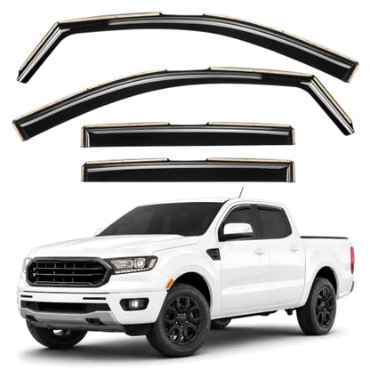 Window Deflectors Smoke Tinted in (For Ranger 19-23)