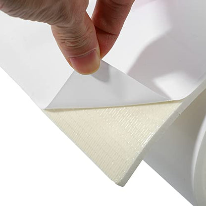 2000x200x6.5mm Car Garage Wall Guard Door Bumper Universal Protector Anti Collision Waterproof White (White)