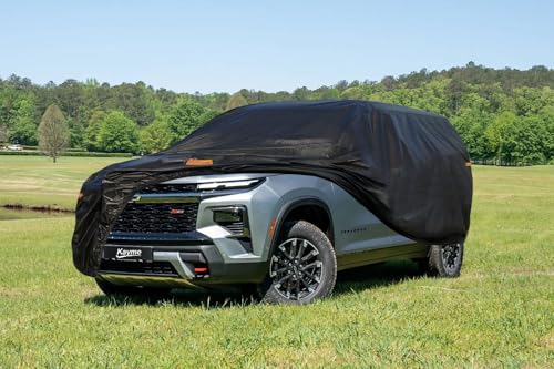 7 Layers Waterproof SUV Car Cover for Chevrolet Traverse 2009 (PE-Black / Custom Fit Chevrolet Traverse)