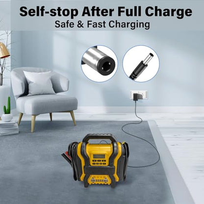 15V Jump Starter Charger Replacement Fit for DeWalt DXAEPS14 1600 1400 Peak