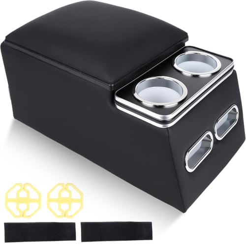 Universal Car Center Console with Cup Holder (Center Console with Cup Holder Black)